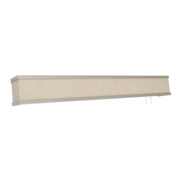 Afx Randolph 50" LED Overbed Wall Light - Satin Nickel Finish - Jute Shade RAB505400L30ENSN-JT - main